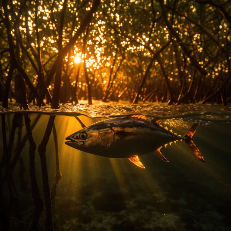 Deep water solo camping in a cypress swamp